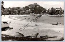 K63/ Mexico RPPC Postcard c1940s Acapulco Calatilla Beach Hotel 490 picture