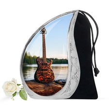 Music Electric Guitar Urns for Ashes Adult Father & Mother (10 Inch) picture