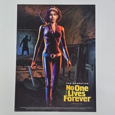 The Operative No One Lives Forever PlayStation 2 PS2 PC Authentic Magazine Ad picture