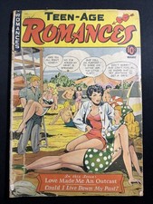 Teen-Age Romances #11 1950 Matt Baker Cover & Art Golden Age 1st Print Fair picture
