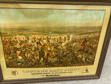 Original 1896 Budweiser Anheuser-Busch “Custer’s Last Fight”  picture