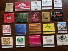 Vintage Lot of  20 Matchbook Covers - Restaurants, Bars, Businesses Across USA picture
