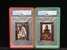 2015 MARIO HANAFUDA AUGUST-RED Luigi/Mario Set PSA/DNA 10 Auto Charles Martinet picture