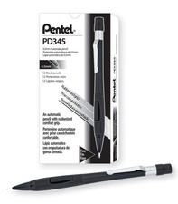 Pentel PD345A Quicker Clicker Automatic Pencil 0.5mm Black Barrel 12-Pack picture