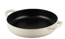 ALDI Crofton Cast Iron Sauté Pan, Cream tiktok viral  picture
