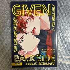 GIVEN BACK SIDE code 01  RITSUMAFU Japan Limited Edition Natsuki Kizu New picture