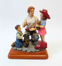 Vanmark Red Hats of Courage Voluntary Comfort Duty Firefighter Figurine 1999 picture