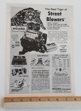 WEIAND SUPERCHARGER STREET BLOWERS ORIGINAL 1984 AD picture