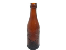 Rare Primitive script Coca-Cola 1900 Amber Bottle Horseshoe Arrow Louisville, KY picture