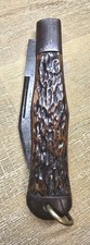 vintage JOHN PRIMBLE GRAND DADDY COKE BOTTLE KNIFE JIGGED SCALES  US48 picture