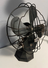 ANTIQUE 1930's  Art Deco Industrial Era Viking Oscillating Desk Fan-WORKS picture