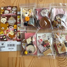 Re-Ment Rilakkuma Chocolate Cafe Full Set of 6 pcs w/Box Japan picture