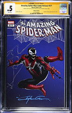 Amazing Spider-Man #577 reissue Clayton Crain Signed & Sketch *VENOM REVISION* picture