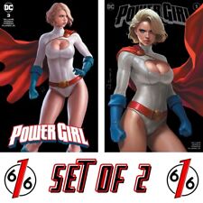 🔥 POWER GIRL #1 & 3 IVAN TALAVERA 616 Comics Trade Dress Variant Set picture