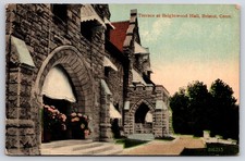 1919 Terrace Brightwood Hall Bristol CT Leighton Valentine Postcard Posted picture