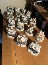 BRADFORD EDITION THOMAS KINCAID WINTER MEMORIES ORNAMENT COLLECTION LOT OF 15 picture