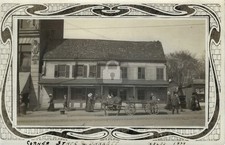 Schenectady New York E.C. Hartley Grocer Wagon Park House RPPC Postcard COPY picture