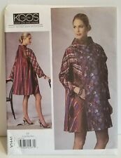 Vogue V1441 Designer Koos Van Den Akker Loose Fitting Coat Applique Sew Pattern picture