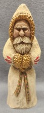 Vintage Goody Butter Nut Hand Carved Primitive Wood Santa Folk Art Goodman 7