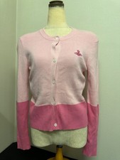 Vivienne Westwood Red Label Cardigan Size 00 Pink Two Tone Orb Logo Women picture
