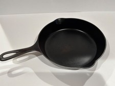 Griswold Cast Iron #6 Skillet Large Block Logo ERIE PA Sits Flat 699 B picture