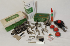 Singer Sewing Machine 221 Featherweight 201 15-91 66 99 Attachments Accessories picture