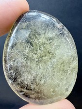 Crystal Smoky Citrine Quartz Palm worry pocket stone Heal Natural collect 27g 11 picture