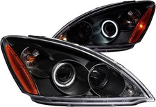 121102 Mitsubishi Lancer Projector with Halo Black Headlight Assembly - (Sold in picture