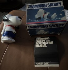 Vintage Peanuts Snoopy Swimming Very Rare Original box & Instructions picture