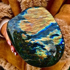 4.78LB Colored fine feldspar Madagascar polished and healed picture
