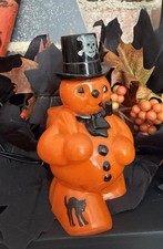 Vintage 1950s Rosbro Halloween Pirate Snowman E. Rosen/Rosbro Candy Container picture