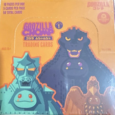 SDCC 2026 Abominable Toys Godzilla Chomp S1 Sealed Trading Card Box In Hand picture
