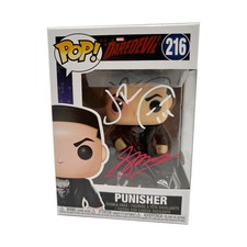 Jon Bernthal & Gerry Conway Dual Signed Punisher #216 Funko Pop – JSA picture