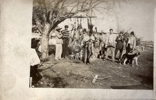 c1915 Benton Arkansas Saline County After Hunt w/Bonus Bears RPPC Postcard COPY picture