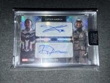 2026 Topps Vault Marvel Captain America &Falcon /25 Dual Auto Anthony Mackie picture