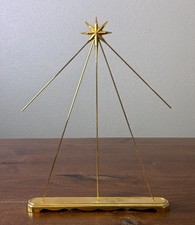 VTG 1998 Fenton Brass Nativity Star Backdrop Limited Edition HTF picture