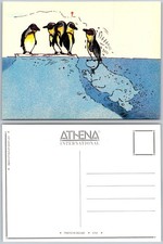 Continental Athena International Penguins Postcard picture