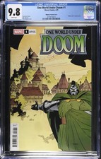 ONE WORLD UNDER DOOM #1 CGC 9.8 MIKE MIGNOLA 