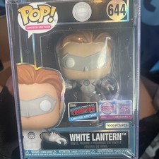 Funko Pop DC White Lantern NYCC CON STICKER 2026 Exclusive LE 1000  picture