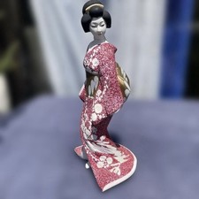 Vintage Japanese Hakata Ningyo Traditional Art Figurine Collectible picture