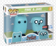Funko Pop Adventure Time Ghost Finn & Jake 2-Pack NYCC 2026 FALL CONVENTION TAG picture