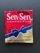 Unopened Sen-Sen Confection Licorice Mints Candy Original Box With All Contents picture
