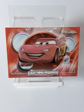 2026 Topps Chrome Sapphire Disney Lightning McQueen Orange Refractor #/25 Cars picture