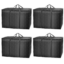 Mc-Hotfire 4 Pack Large Heavy Duty Moving Bags 37 Gal Storage Bags Strong picture