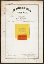 Photo:A.L. Williston Payson's Indelible Ink Trademark 1875 Advertisement picture
