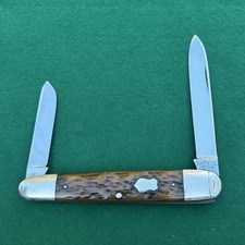 Remington UMC R7833 2 Blade Anglo Saxon Large Pocket Knife 4 1/2” Closed picture