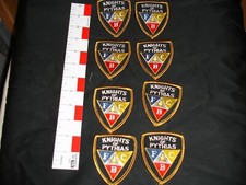 Knights of the Pythias patch set lot 8 patches  picture