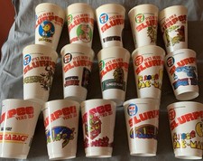 Lot Of 15 Vintage 7-11 7 Eleven Slurpee Arcade Cup Atari Sega Nintendo picture