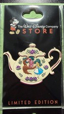 Disney 2026 DEC TWDC Alice in Wonderland 75th Teapots Cheshire Cat LE 300 Pin picture