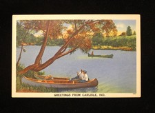 1956 LINEN POSTCARD 